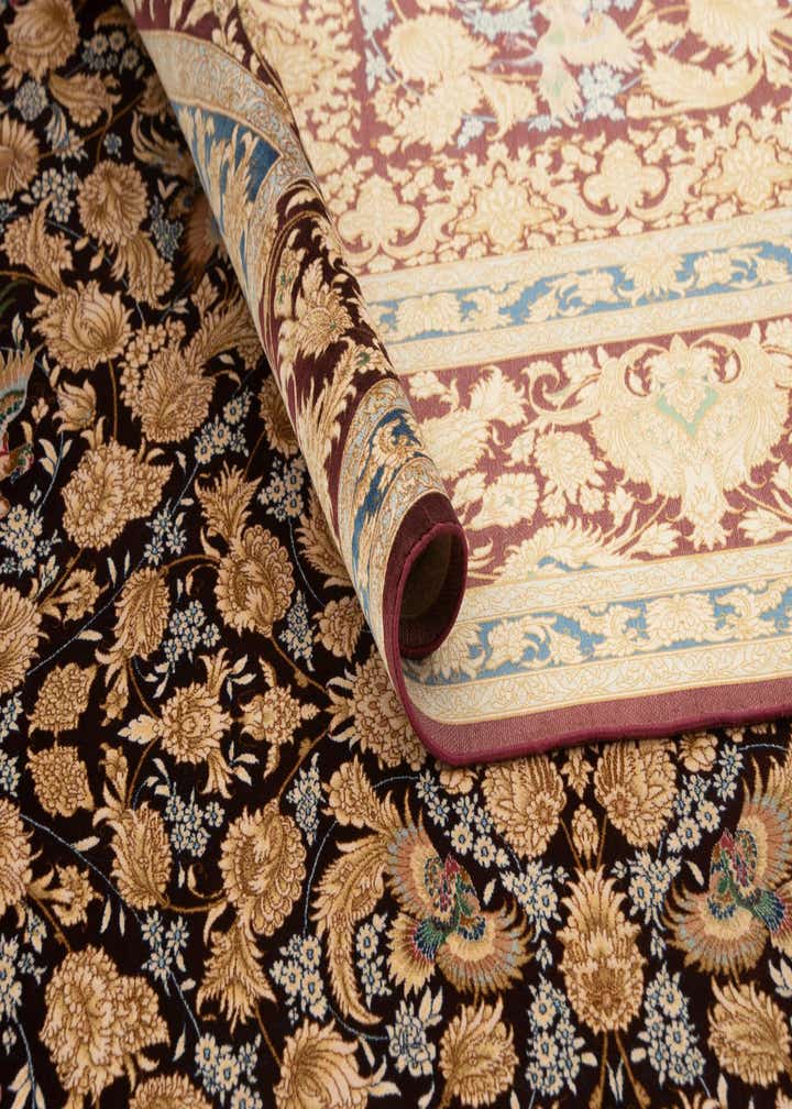 5' 8 x 9' 3 Ghom Design Rug