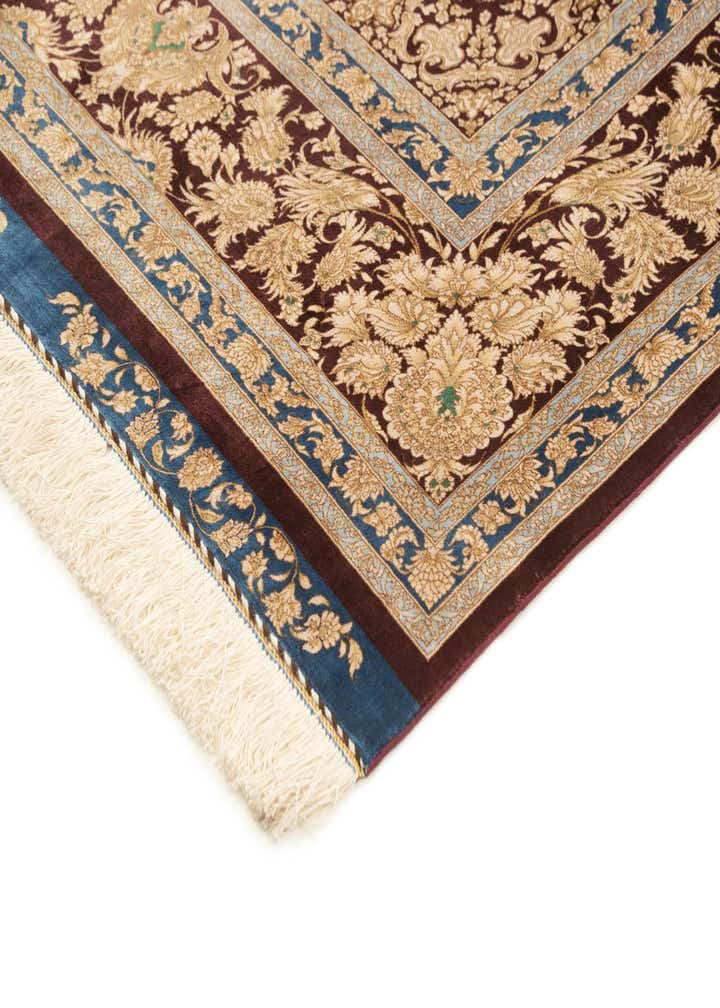 5' 8 x 9' 3 Ghom Design Rug