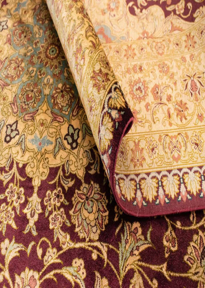 5' 2 x 7' 9 Ghom Silk Rug
