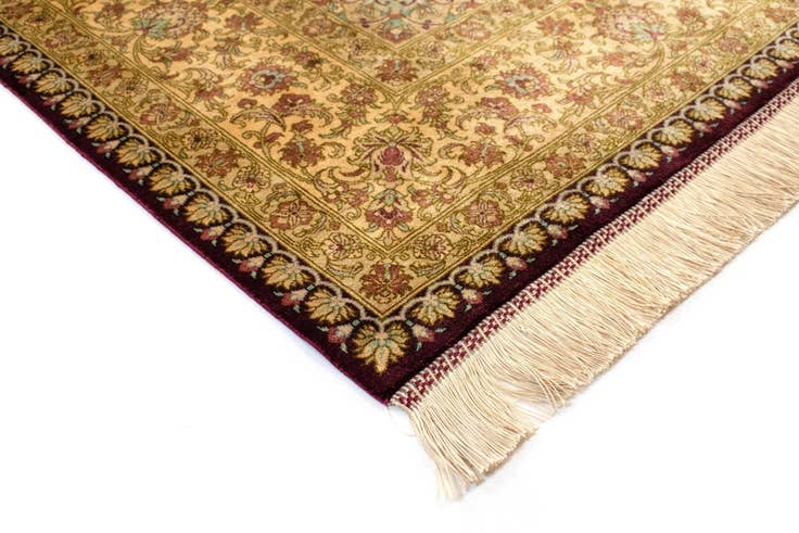 Detail image of 5' 2 x 7' 9 Ghom Silk Rug