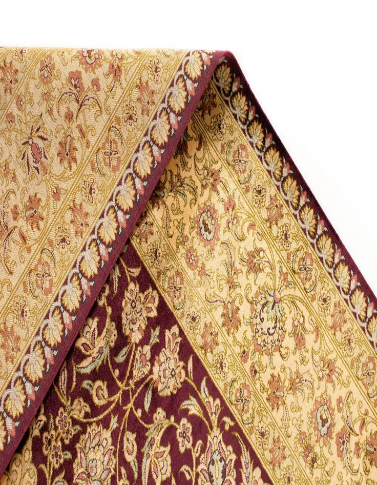 Detail image of 5' 2 x 7' 9 Ghom Silk Rug