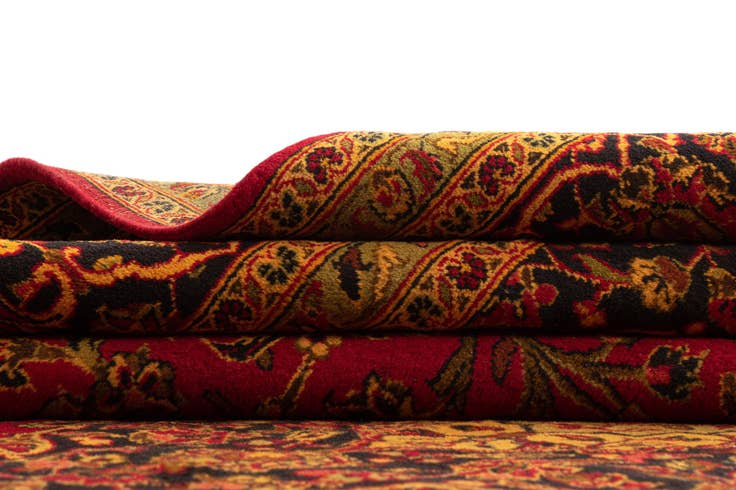 Detail image of 9' 6 x 12' 9 Kashan Wool Rug