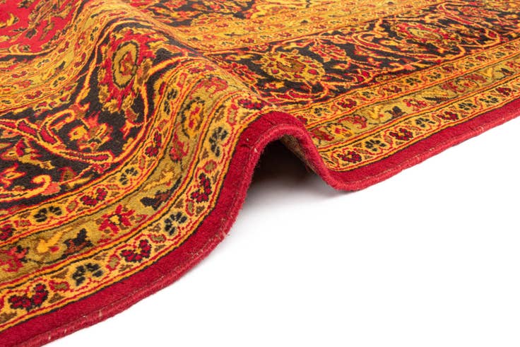 Detail image of 9' 6 x 12' 9 Kashan Wool Rug