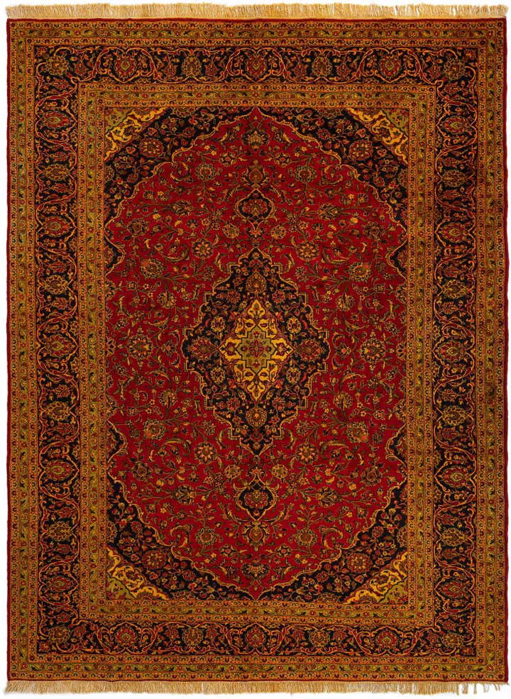 9' 6 x 12' 9 Kashan Wool Rug