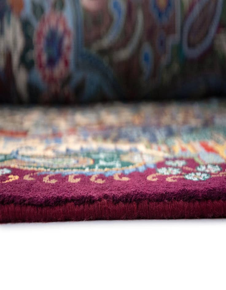 Detail image of 8' x 11' 5  Hand Knotted Kashmar Persian Wool Rug