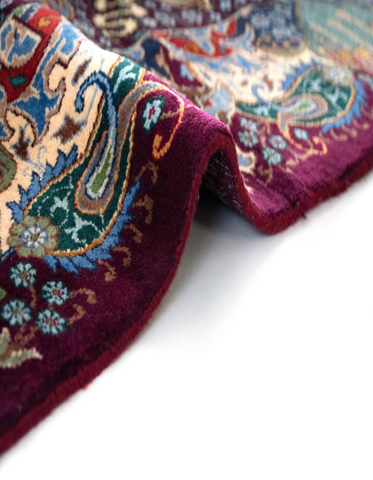 Detail image of 8' x 11' 5  Hand Knotted Kashmar Persian Wool Rug