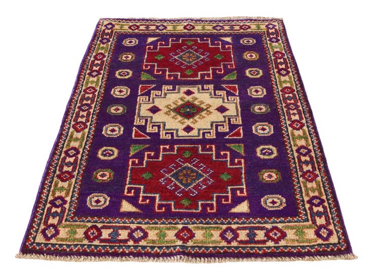 Detail image of 2' 1 x 3' 1 Hand Knotted Kazak Rug