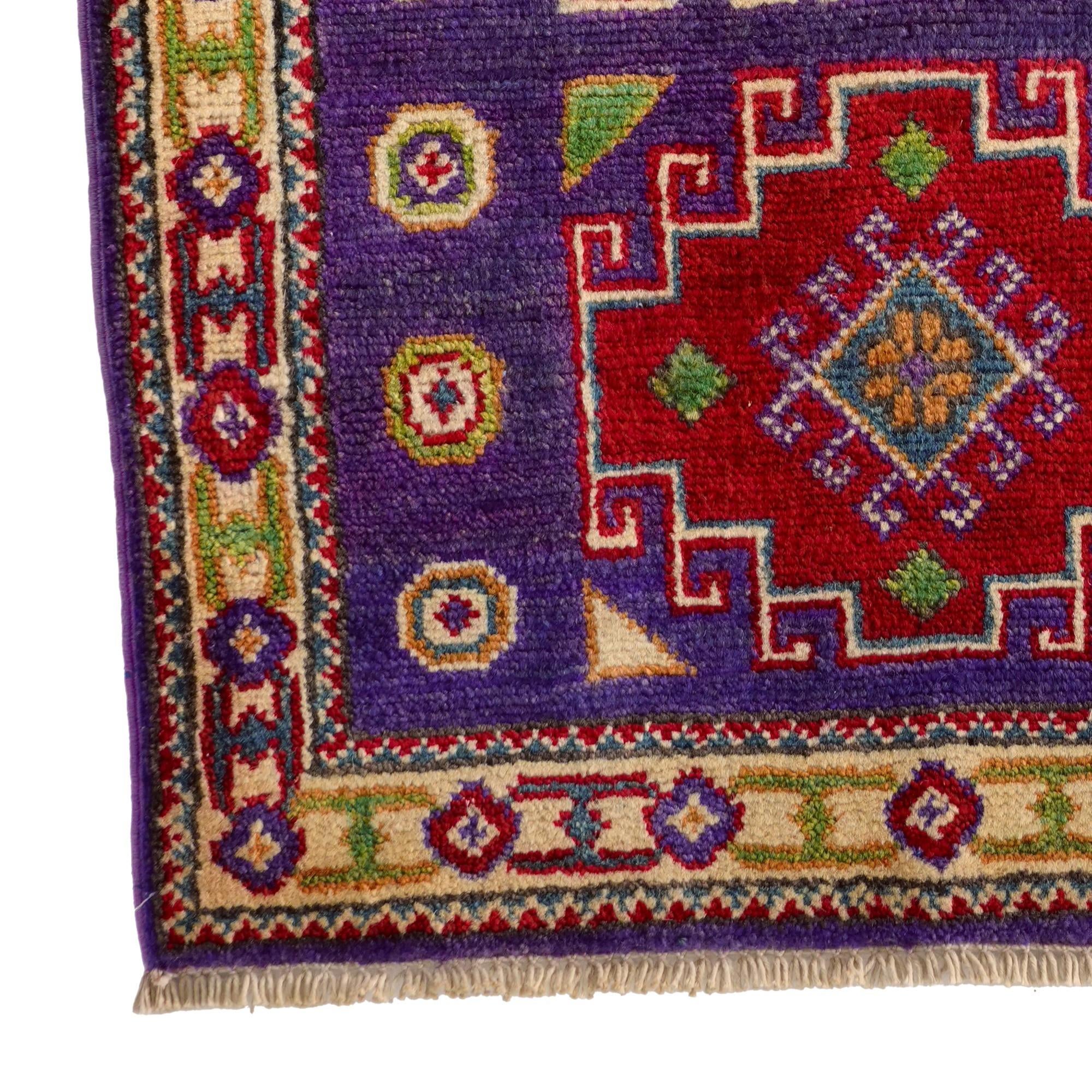 2' 1 x 3' 1 Hand Knotted Kazak Rug