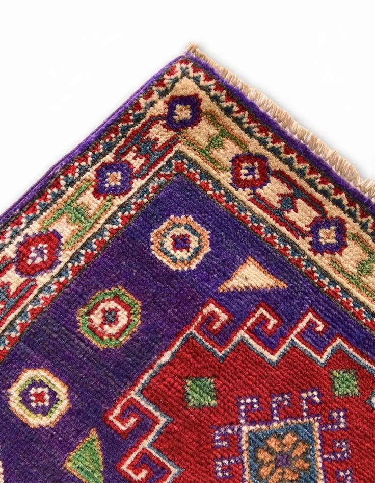 Detail image of 2' 1 x 3' 1 Hand Knotted Kazak Rug