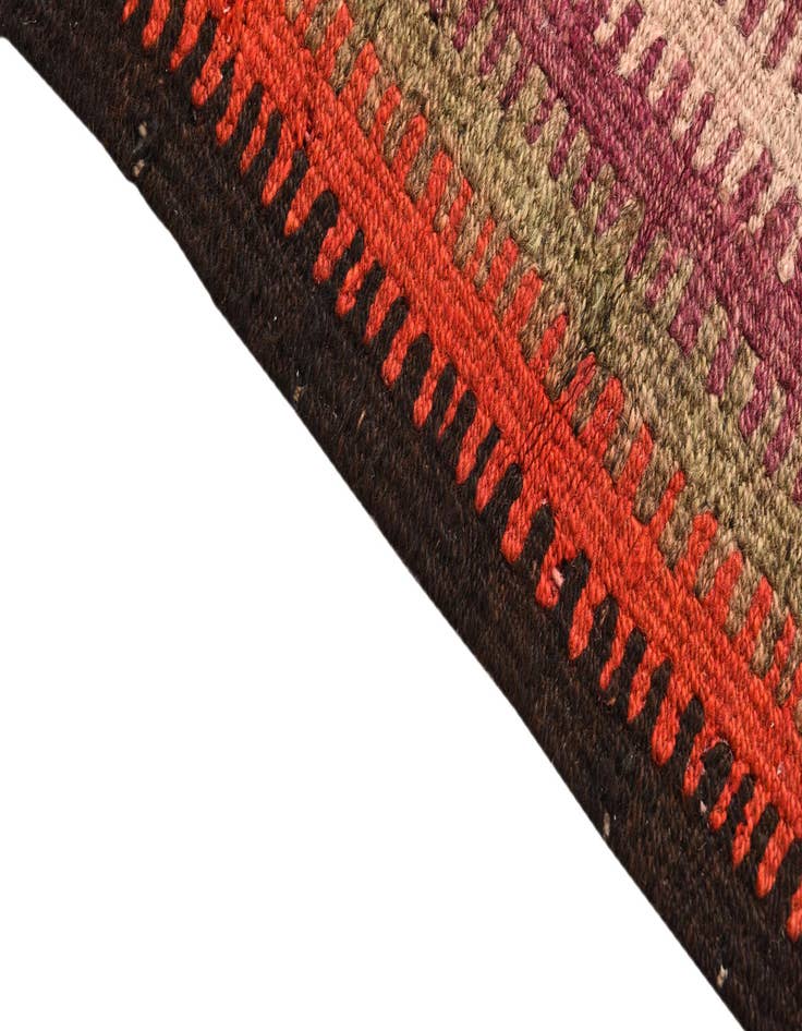 Detail image of 4' 7 x 7' 6  Hand Woven Kilim Fars Wool Rug