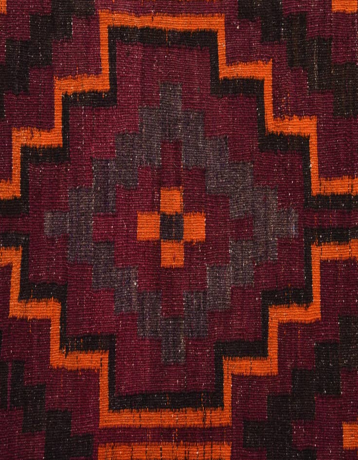 Detail image of 5' 11 x 10' 4  Hand Woven Kilim Fars Wool Rug