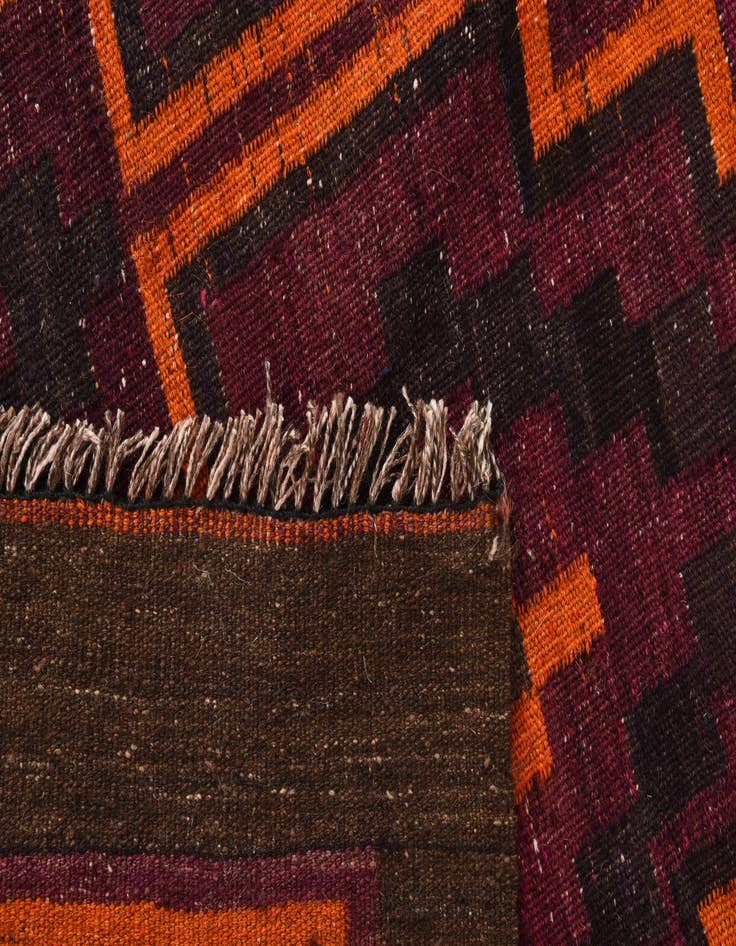 Detail image of 5' 11 x 10' 4  Hand Woven Kilim Fars Wool Rug