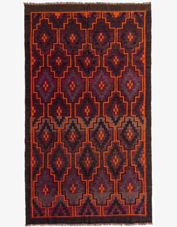 5' 11 x 10' 4 Hand Woven Kilim Fars Wool Rug