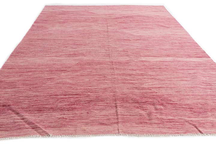 6' 7 x 9' 8 Hand Woven Kilim Modern Wool Rug