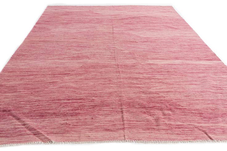 Detail image of 6' 7 x 9' 8 Hand Woven Kilim Modern Wool Rug
