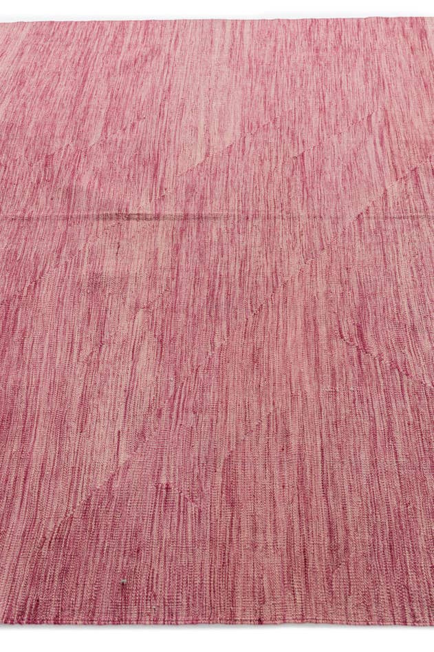 Detail image of 6' 7 x 9' 8 Hand Woven Kilim Modern Wool Rug
