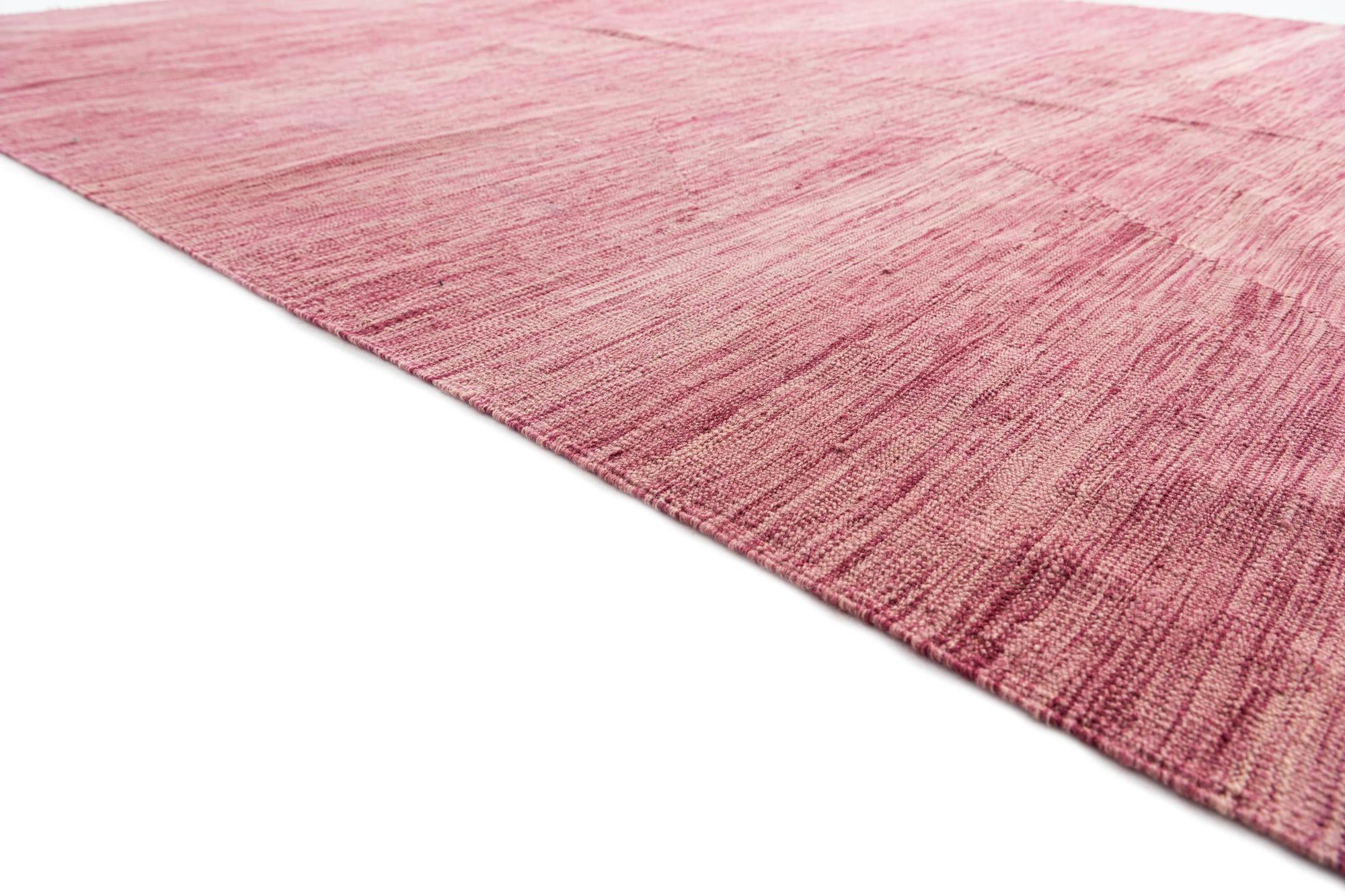 6' 7 x 9' 8 Hand Woven Kilim Modern Wool Rug
