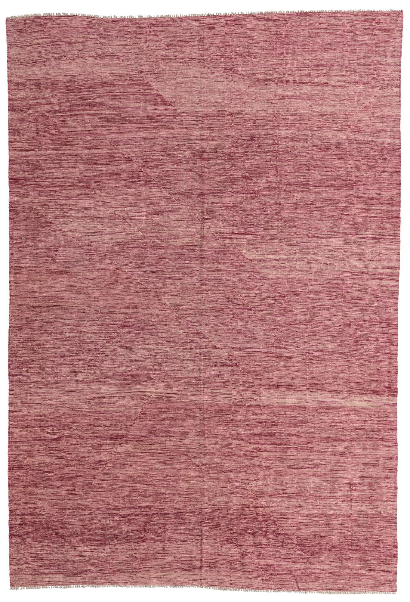 6' 7 x 9' 8 Hand Woven Kilim Modern Wool Rug