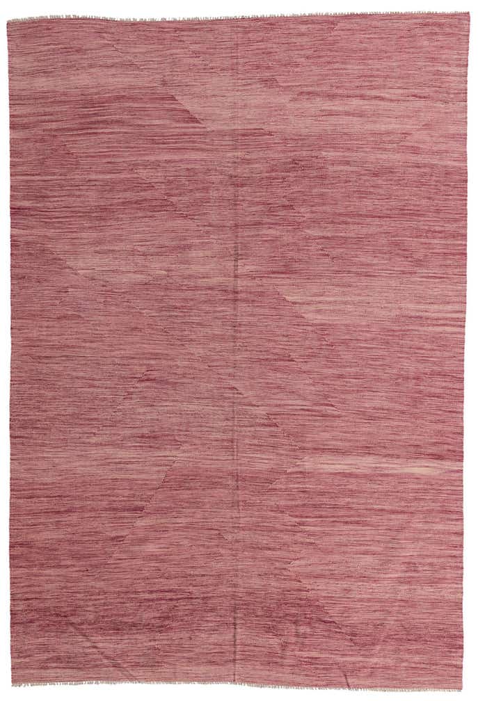 6' 7 x 9' 8 Hand Woven Kilim Modern Wool Rug