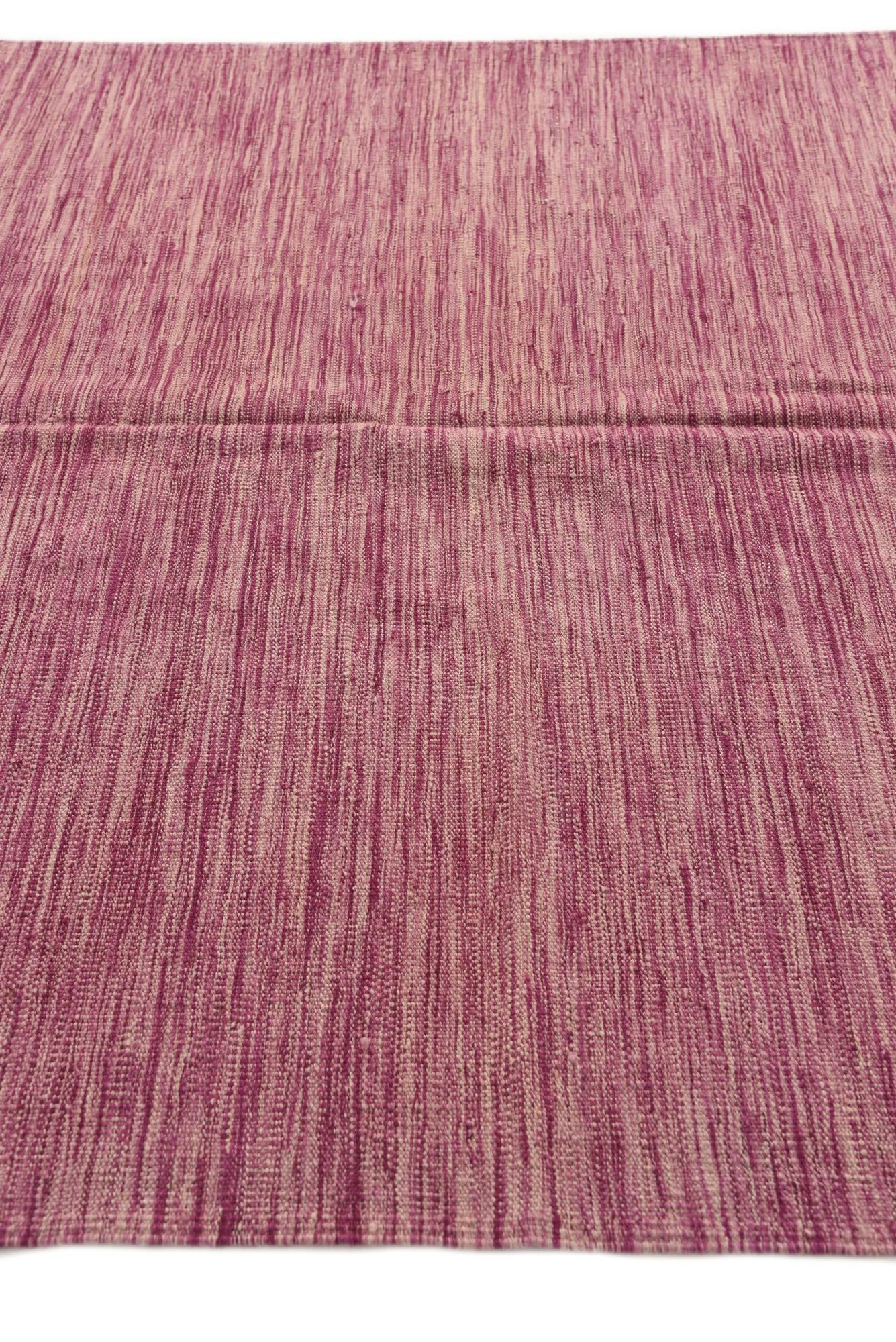 5' 5 x 7' 8 Hand Woven Kilim Modern Wool Rug