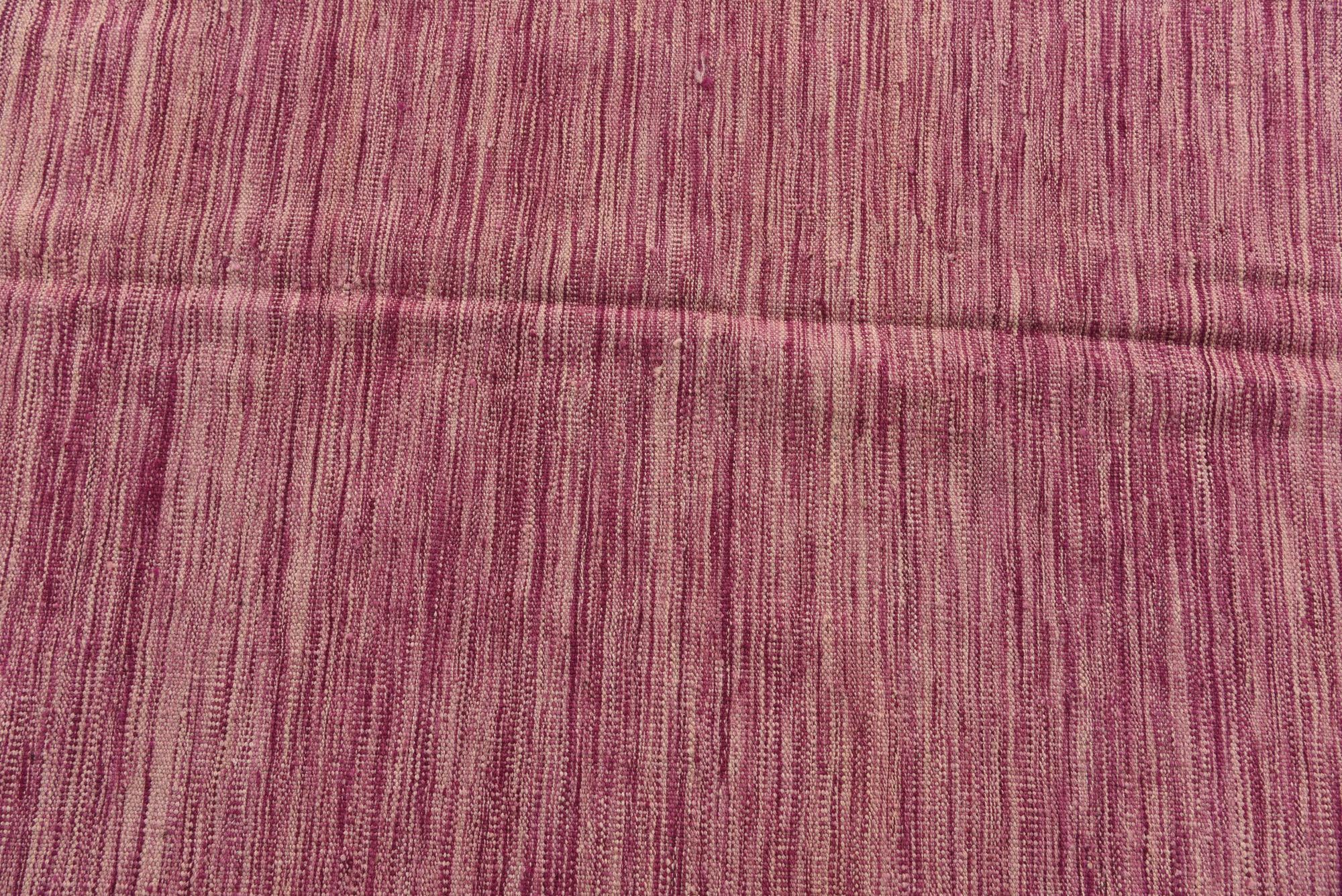 5' 5 x 7' 8 Hand Woven Kilim Modern Wool Rug