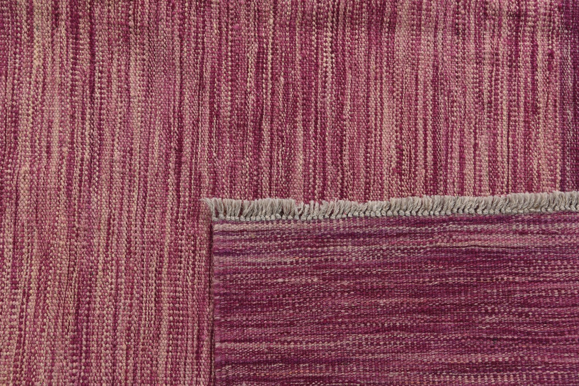 5' 5 x 7' 8 Hand Woven Kilim Modern Wool Rug
