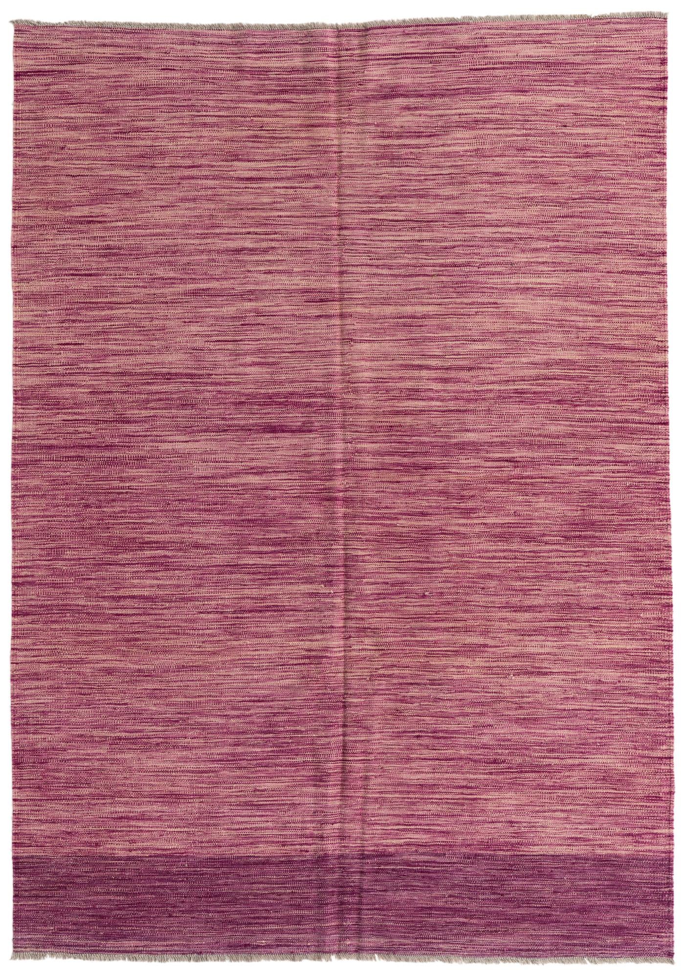 5' 5 x 7' 8 Hand Woven Kilim Modern Wool Rug