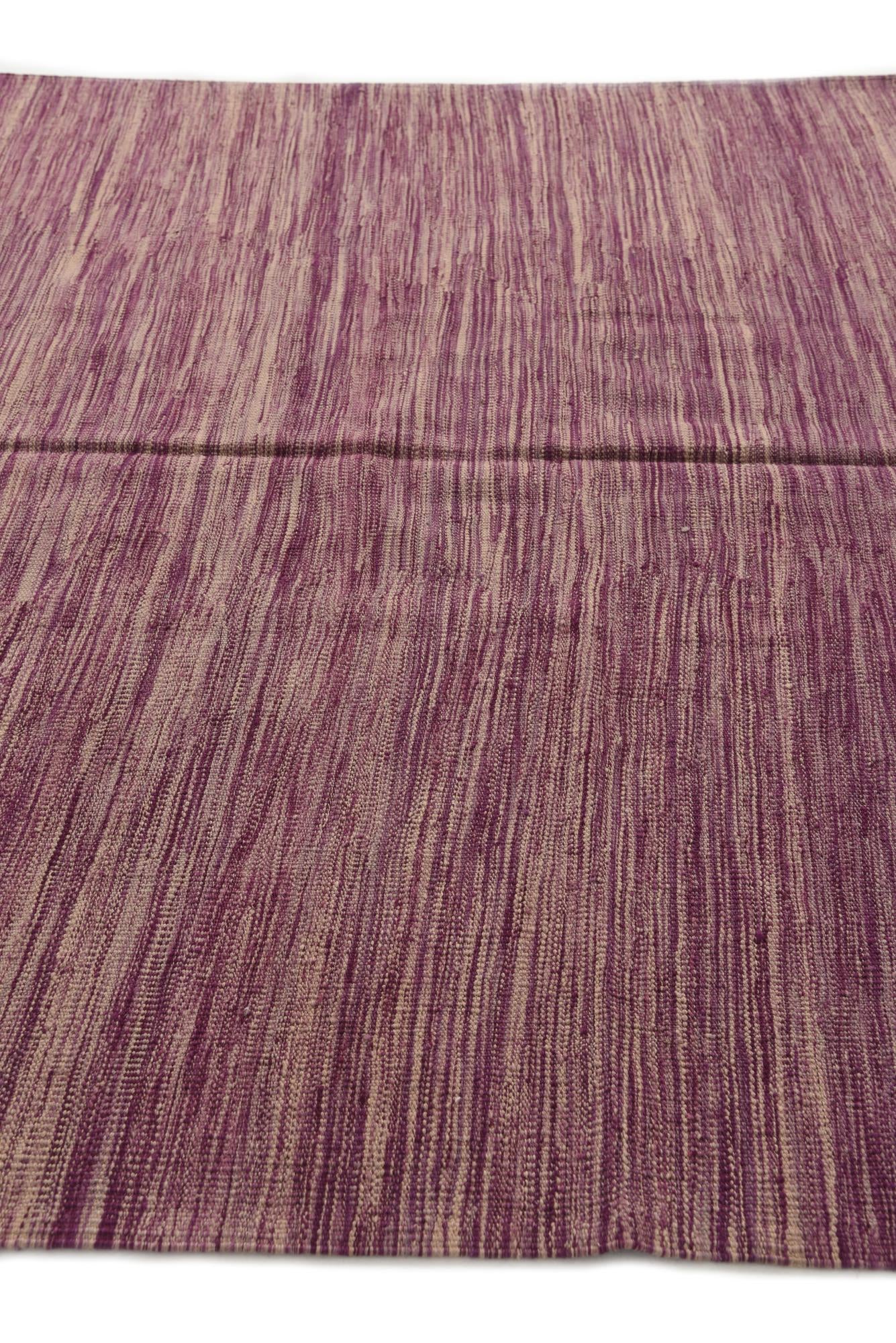5' 8 x 7' 10 Hand Woven Kilim Modern Wool Rug