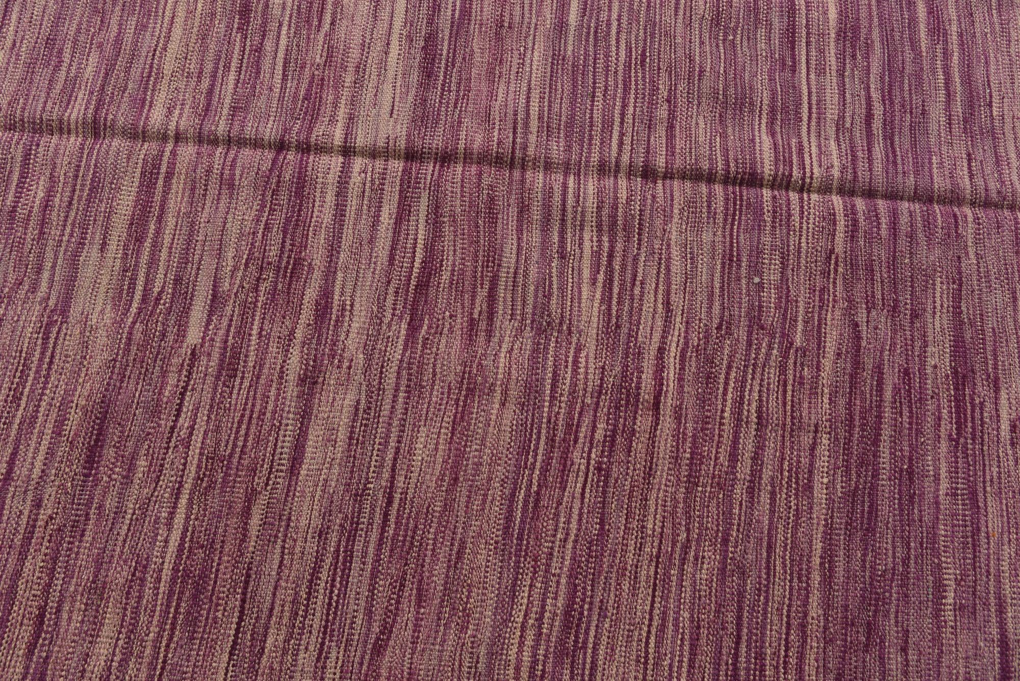 5' 8 x 7' 10 Hand Woven Kilim Modern Wool Rug