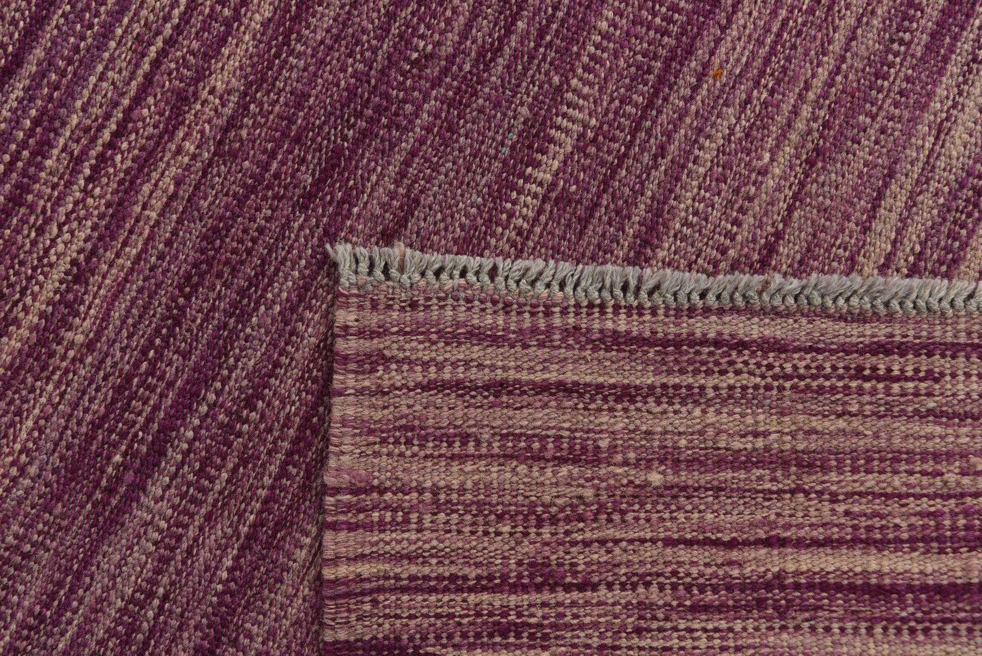 5' 8 x 7' 10 Hand Woven Kilim Modern Wool Rug