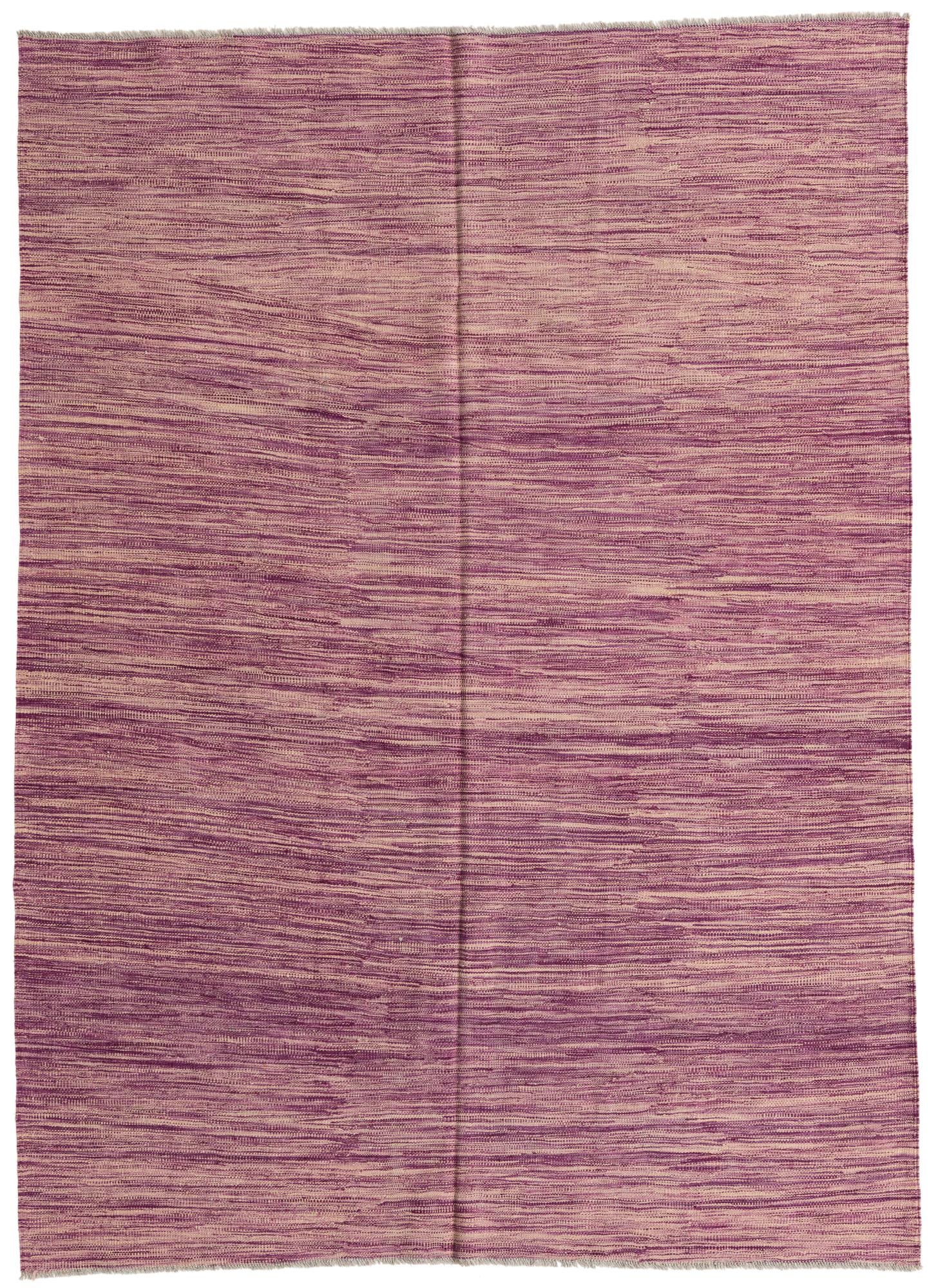 5' 8 x 7' 10 Hand Woven Kilim Modern Wool Rug