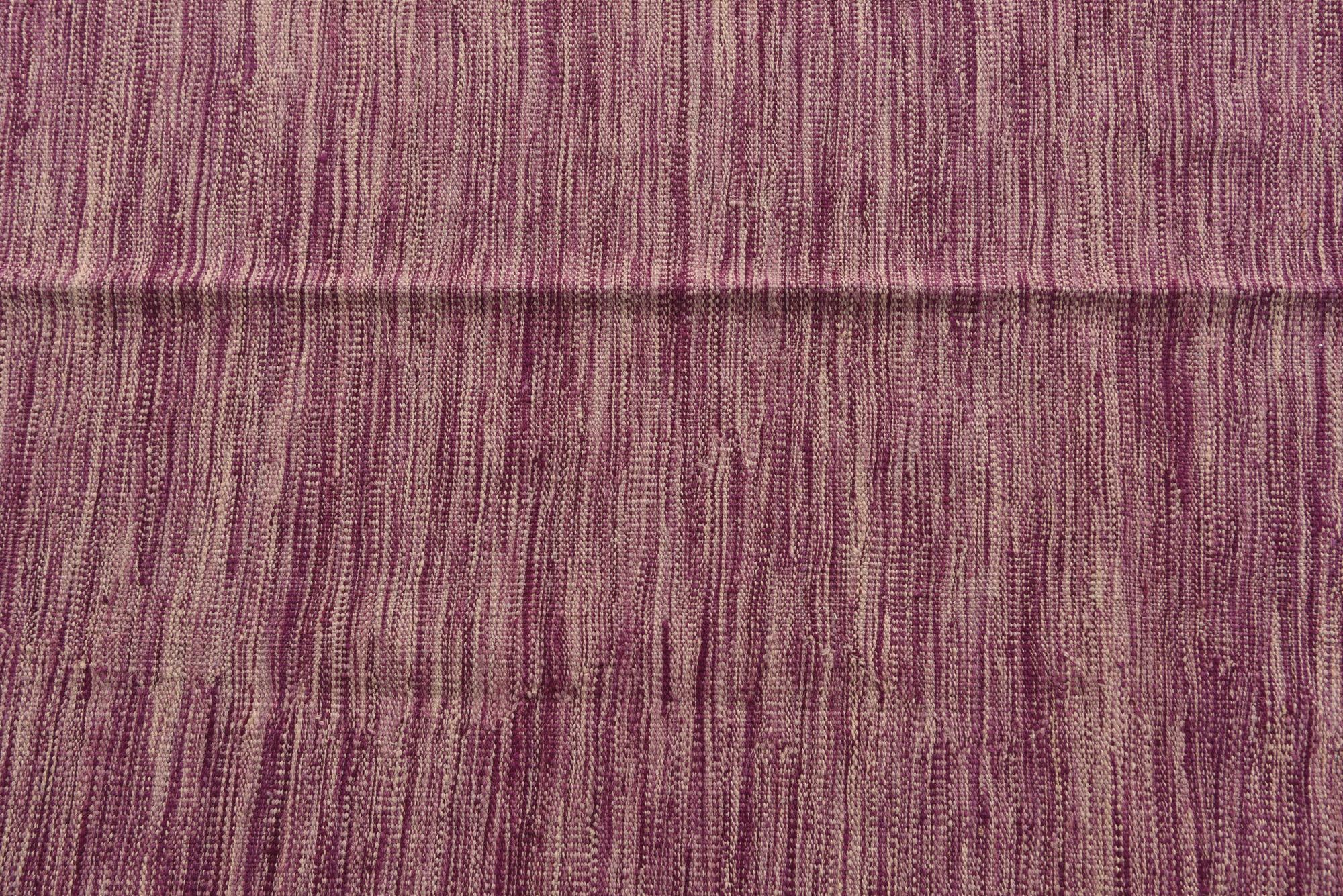 5' 6 x 8' Hand Woven Kilim Modern Wool Rug