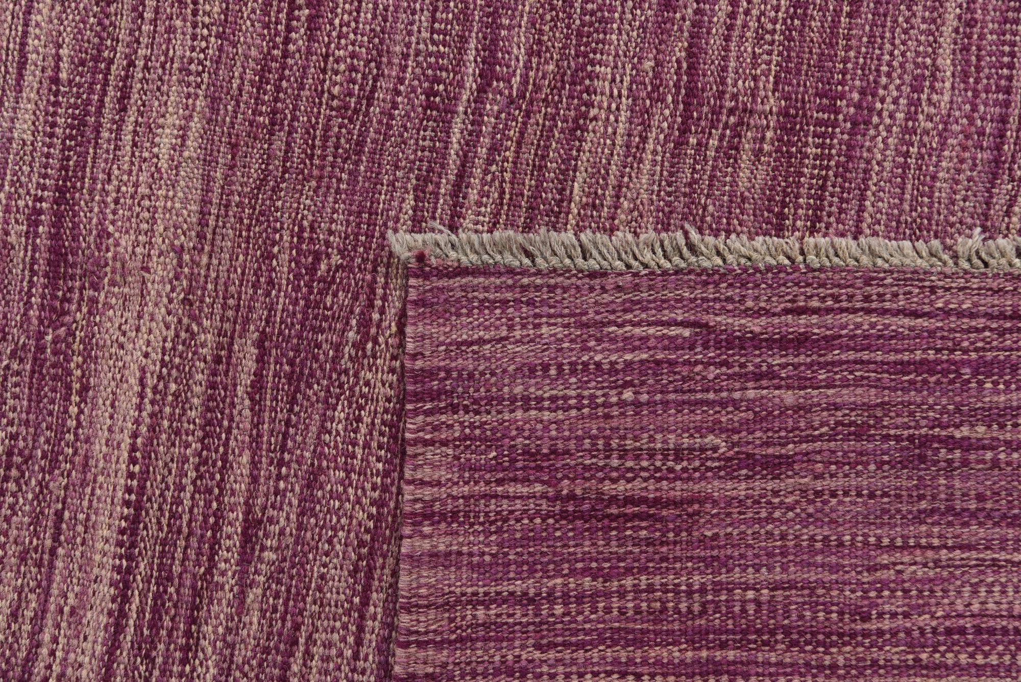 5' 6 x 8' Hand Woven Kilim Modern Wool Rug