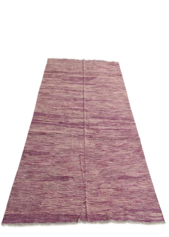 5' 7 x 8' Hand Woven Kilim Modern Wool Rug