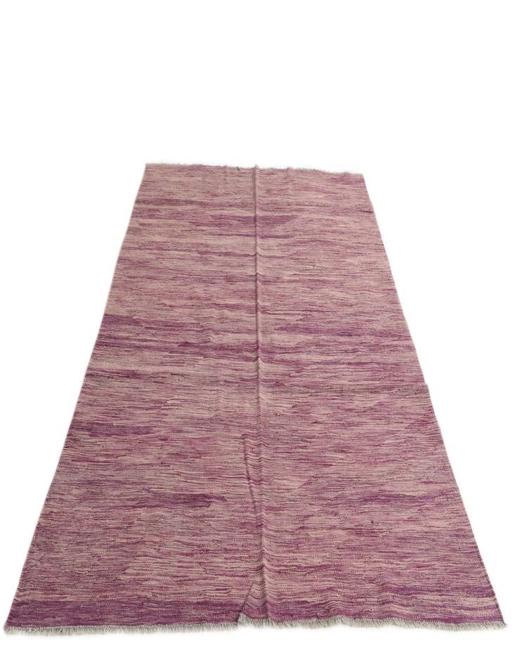 Detail image of 5' 7 x 8'  Hand Woven Kilim Modern Wool Rug