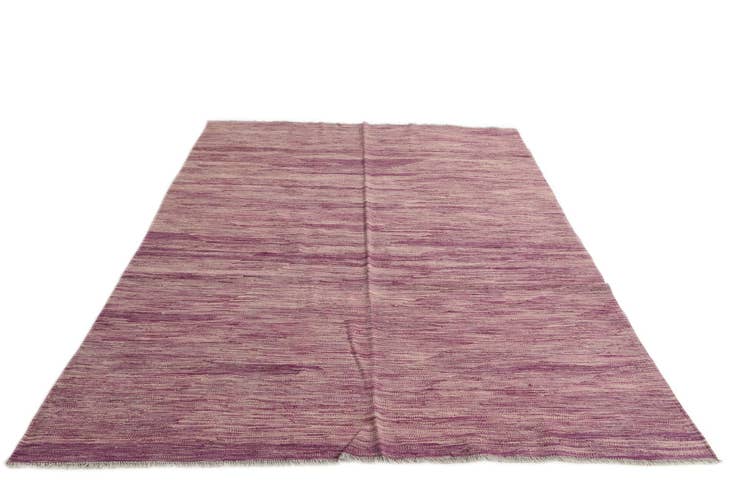 Detail image of 5' 7 x 8' Hand Woven Kilim Modern Wool Rug