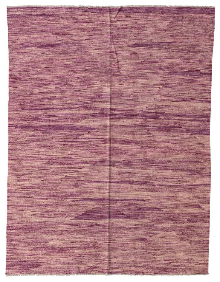 Detail image of 5' 7 x 8' Hand Woven Kilim Modern Wool Rug