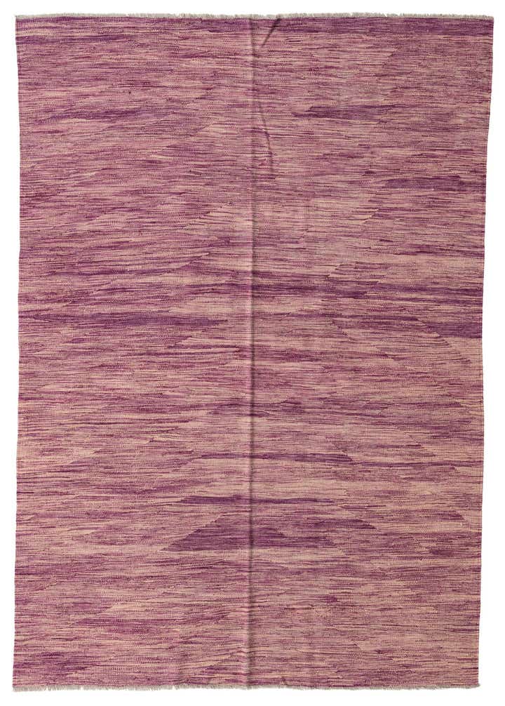 5' 7 x 8' Hand Woven Kilim Modern Wool Rug