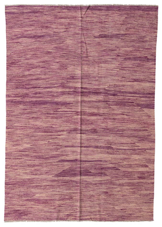 Detail image of 5' 7 x 8' Hand Woven Kilim Modern Wool Rug