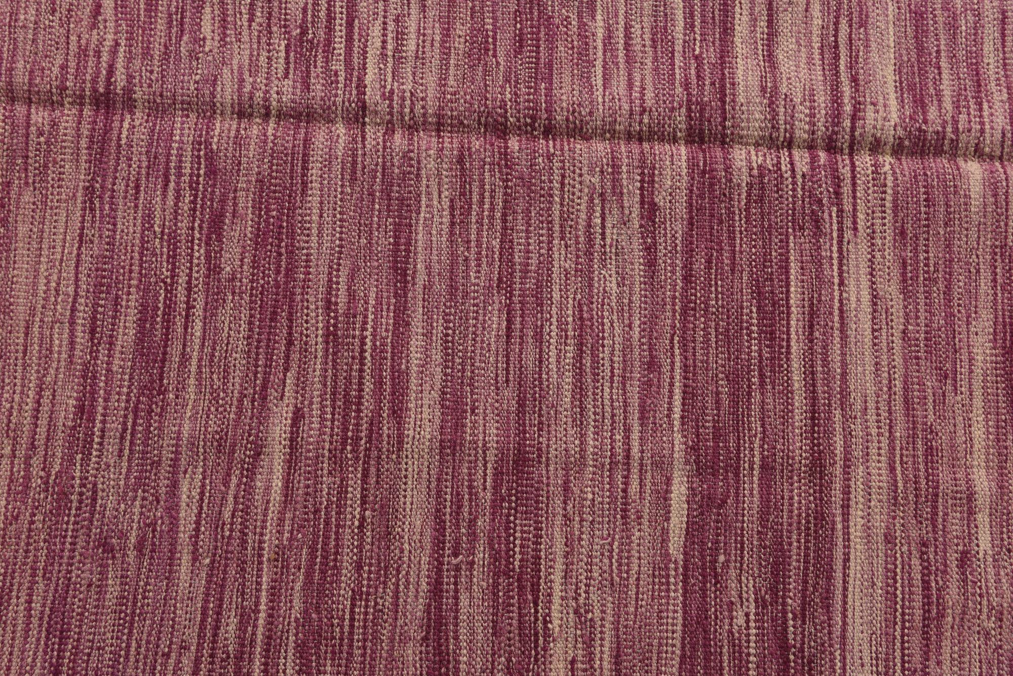 5' 2 x 6' 7 Hand Woven Kilim Modern Wool Rug