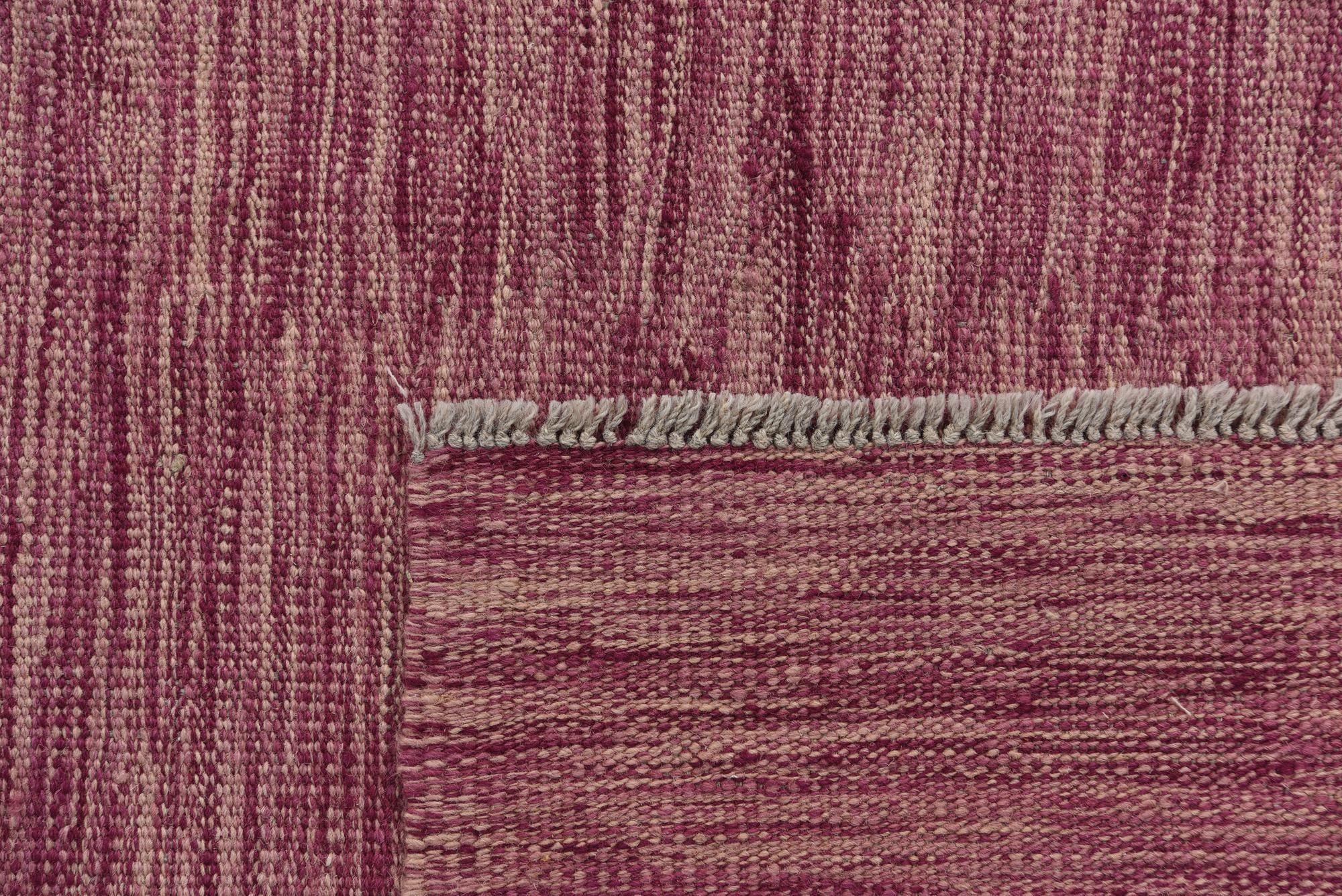 5' 7 x 8' Hand Woven Kilim Modern Wool Rug