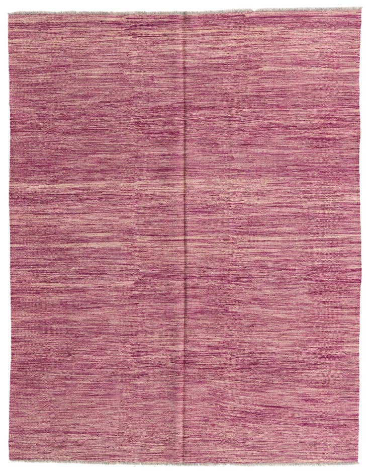 Detail image of 5' 7 x 8' Hand Woven Kilim Modern Wool Rug