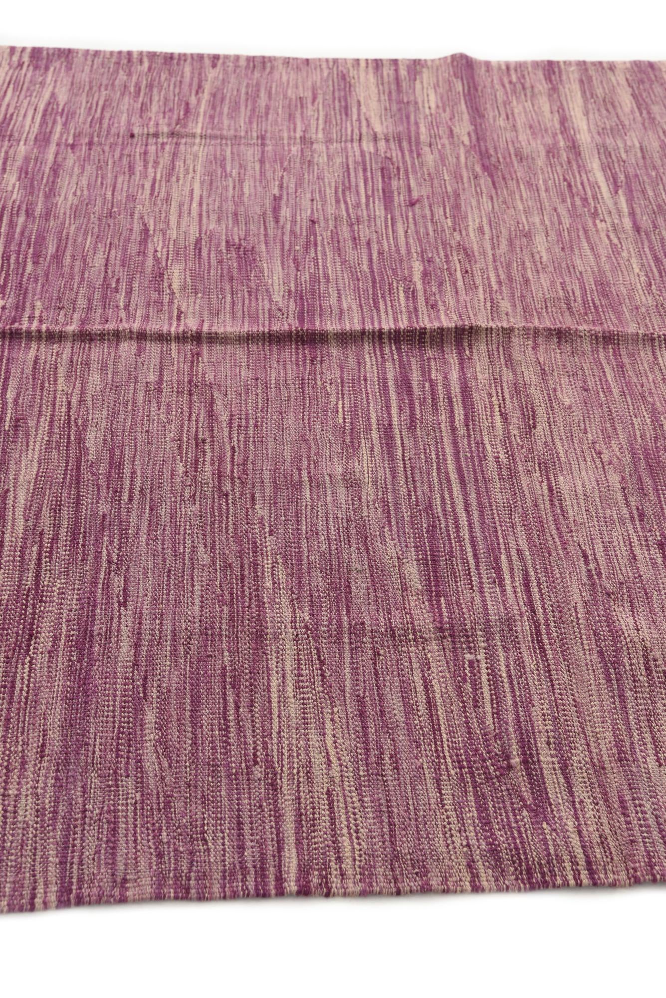 5' 10 x 6' 6 Hand Woven Kilim Modern Wool Rug