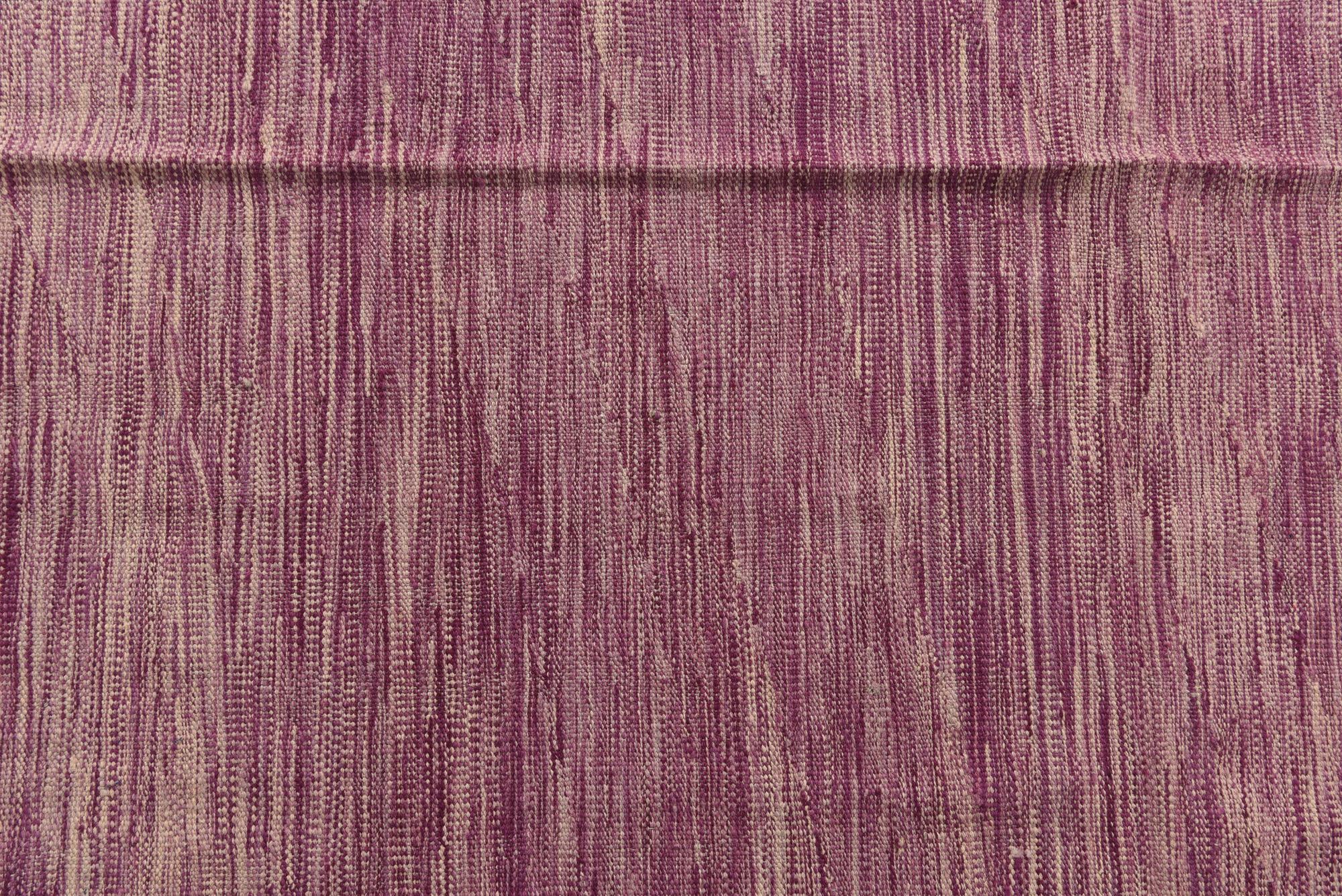 5' 10 x 6' 6 Hand Woven Kilim Modern Wool Rug