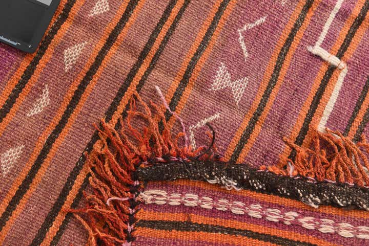 2' 9 x 3' 10 Hand Woven Kilim Modern Wool Rug