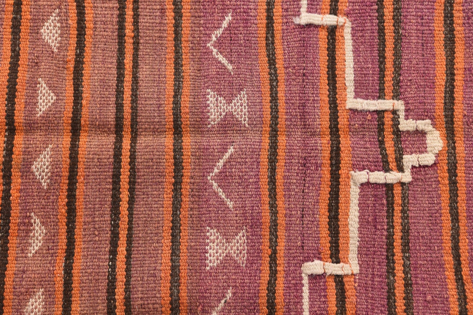 2' 9 x 3' 10 Hand Woven Kilim Modern Wool Rug