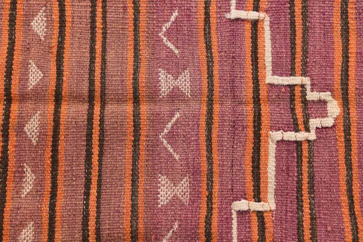 2' 9 x 3' 10 Hand Woven Kilim Modern Wool Rug