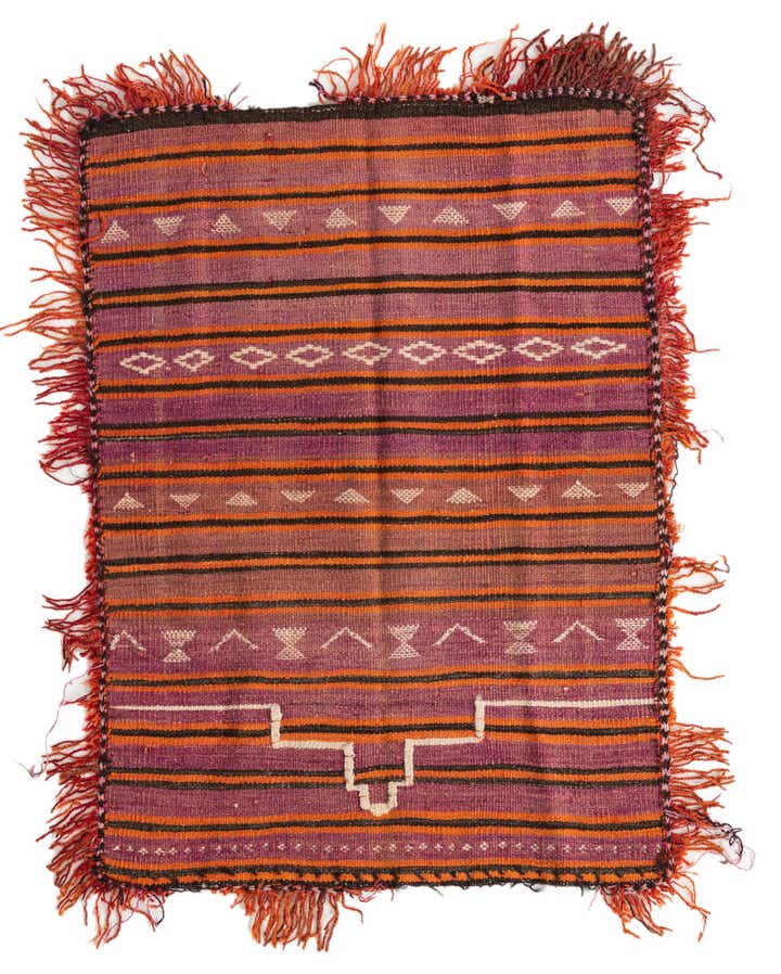 2' 9 x 3' 10 Hand Woven Kilim Modern Wool Rug