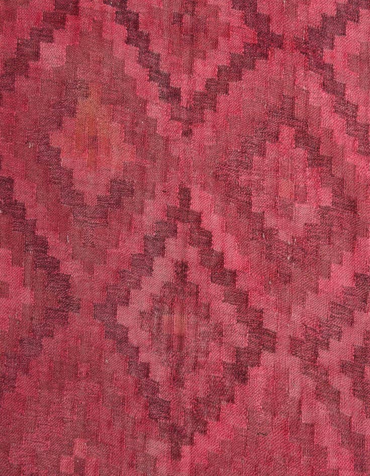 Detail image of 6' 2 x 9' 6  Hand Woven Kilim Modern Wool Rug