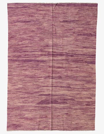 5' 7 x 8' Hand Woven Kilim Modern Wool Rug